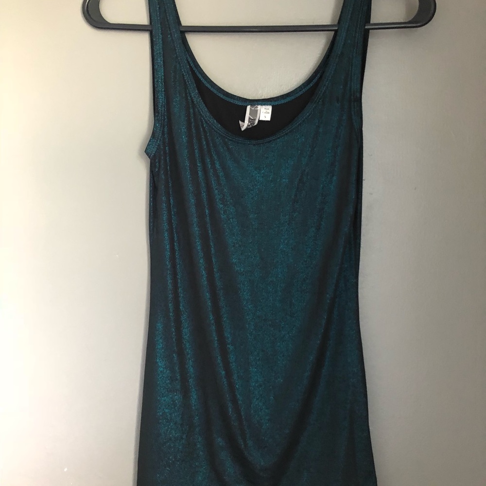 BKE Teal Shimmer Tank
